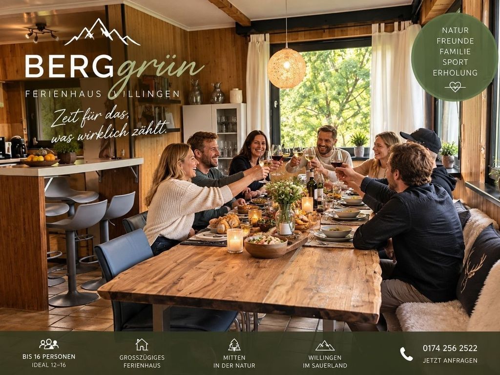 Chalet BERGgrün Willingen - Nähe Skywalk