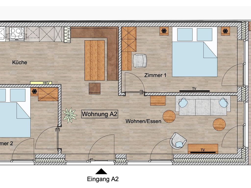 A2 - Haus Deichwind | Königsberger Allee 36 - FERIENDOMIZIL HOLLICH