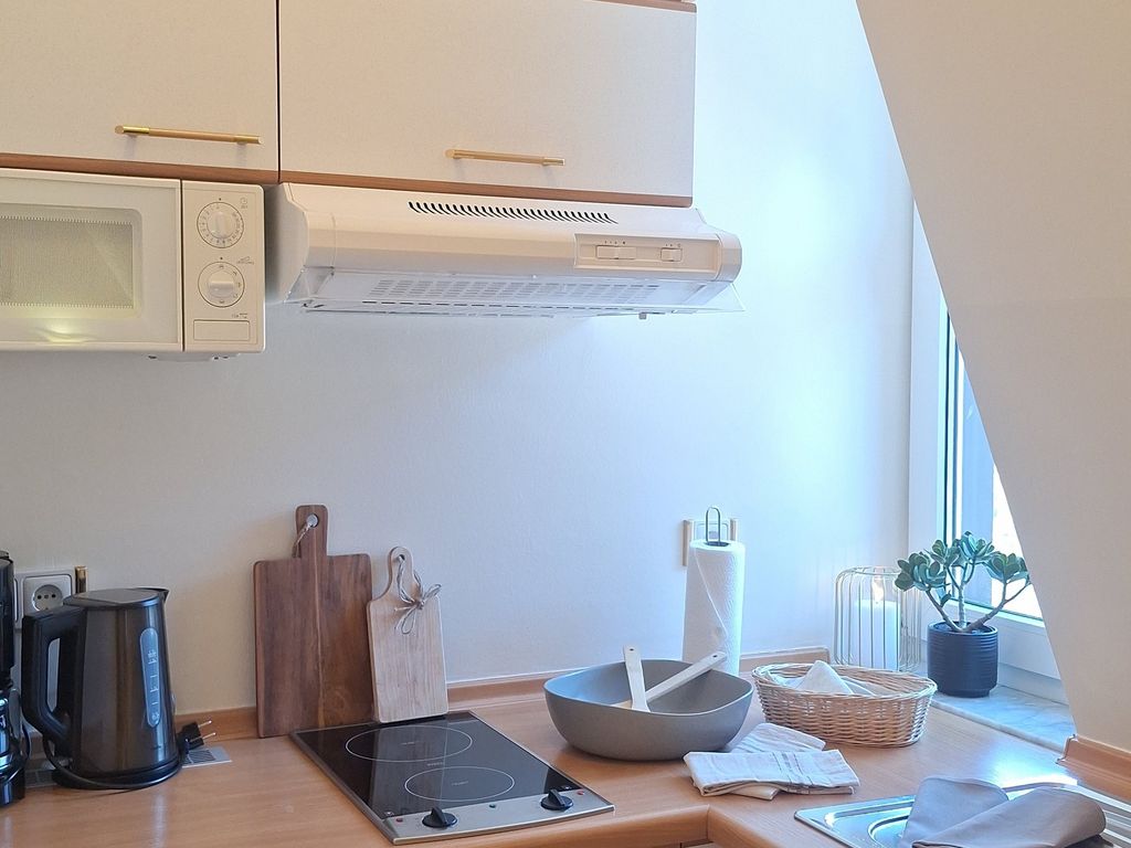 1 Raum Apartment großer Balkon