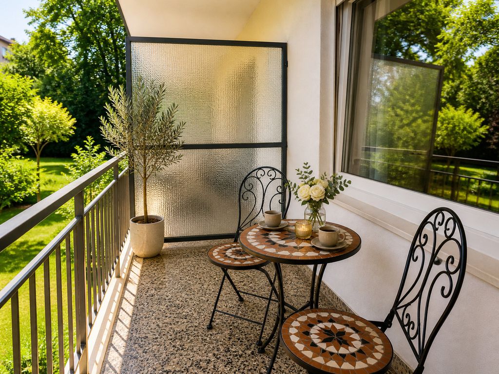 Gemütliche Ferienwohnung mit Garten und Balkon