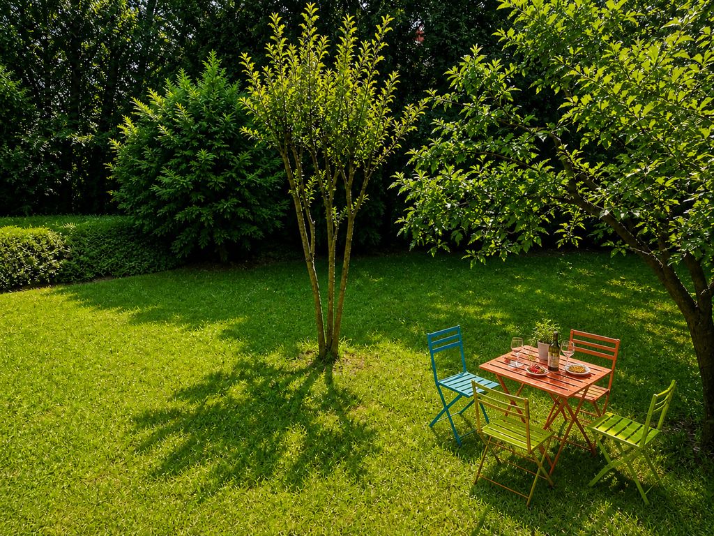 Gemütliche Ferienwohnung mit Garten und Balkon