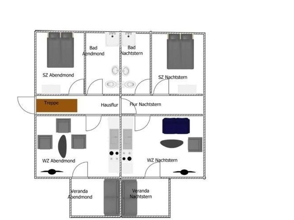 Ostseebad Zinnowitz - Wohlige Ferienwohnung Abendmond