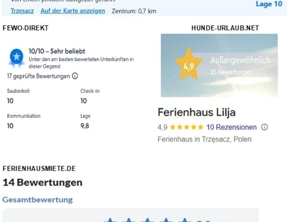 Ferienhaus Lilja mit Garten, Kamin und Pool