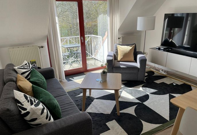 Ferienwohnung "Nils Holgerson" mit Balkon zwischen Strand, Wald & Wiese im Südosten der Insel Rügen! – Foto 1