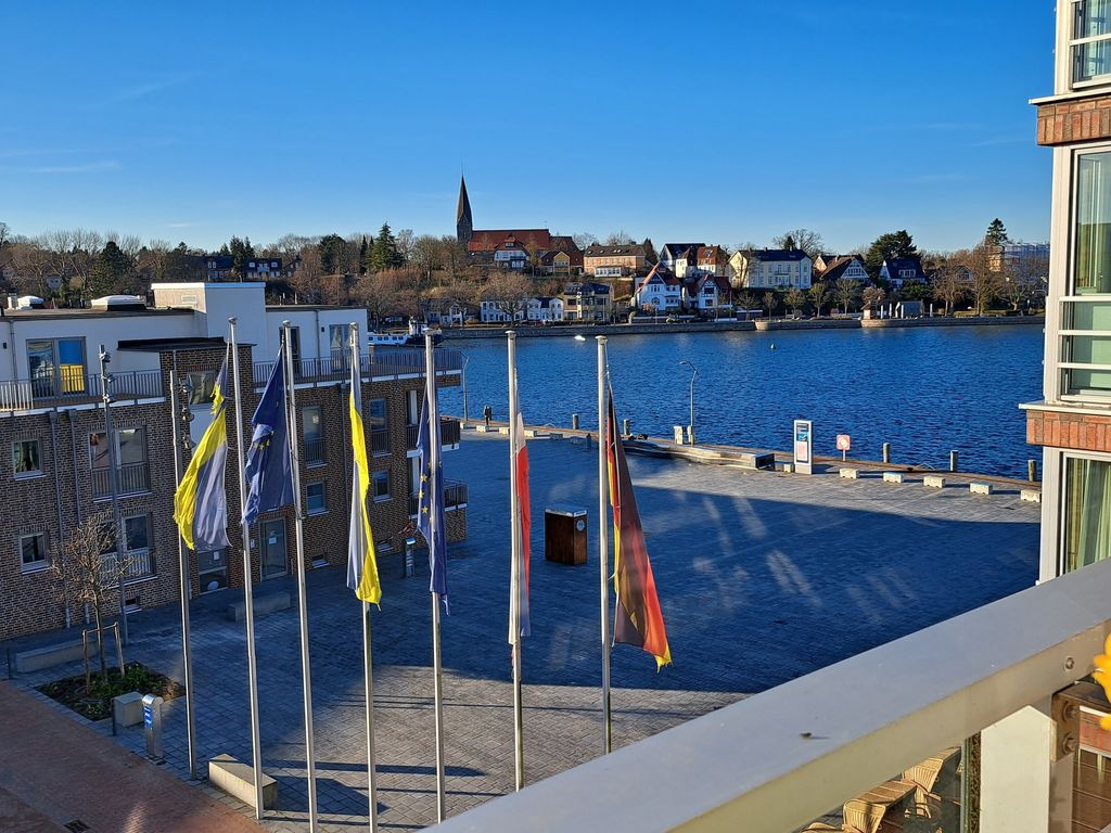 Apartment 28, Blickrichtung Innenstadt/Binnenhafen