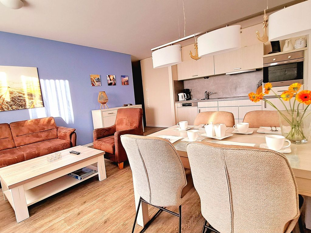 Apartment 17 "Hafenflair", Blickrichtung Innenstadt/Binnenhafen