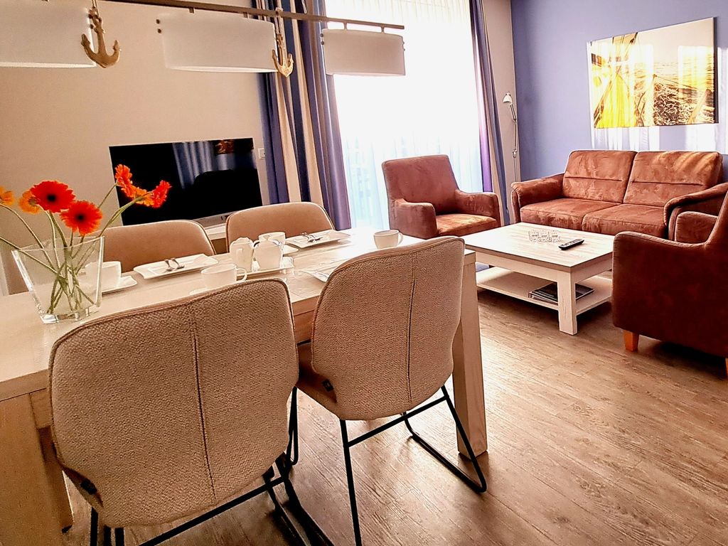 Apartment 17 "Hafenflair", Blickrichtung Innenstadt/Binnenhafen