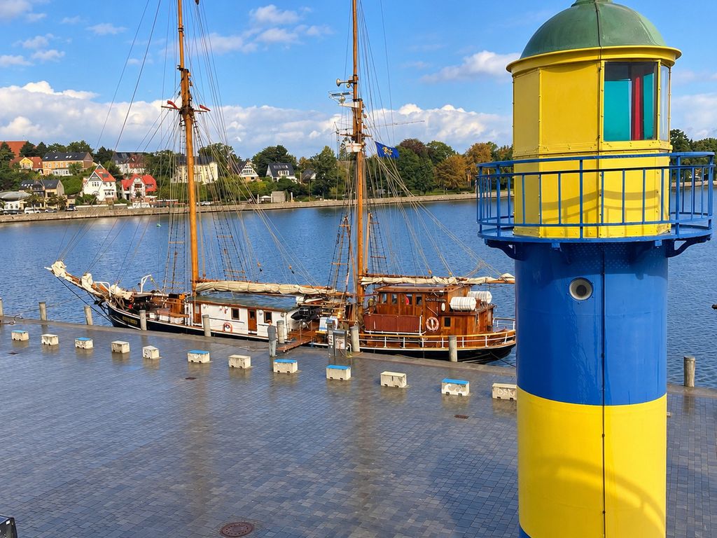 Apartment 21, Blickrichtung Binnenhafen Nord/Offenes Meer