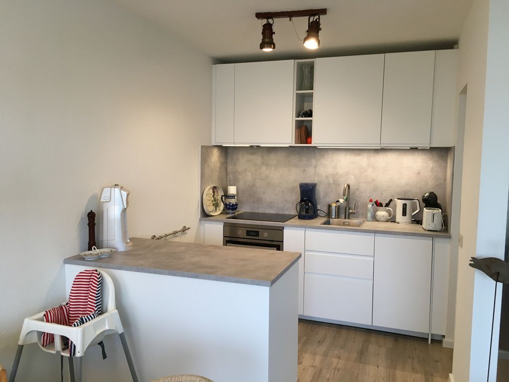 Strandnahe Ferienwohnung mit Terrasse