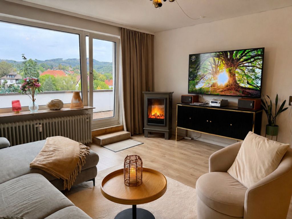 Das kleine Penthouse mit Kamin