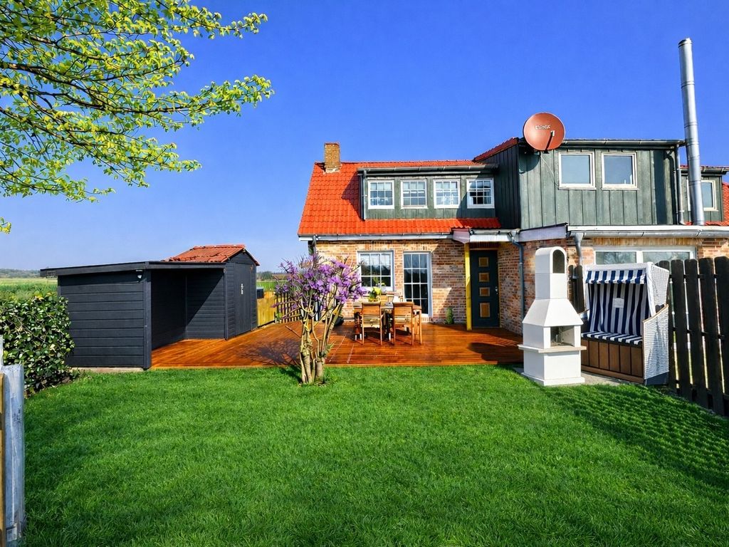 Huus an`t Diek, Maisonette Wohnung in Deichnähe, Nähe Norddeich