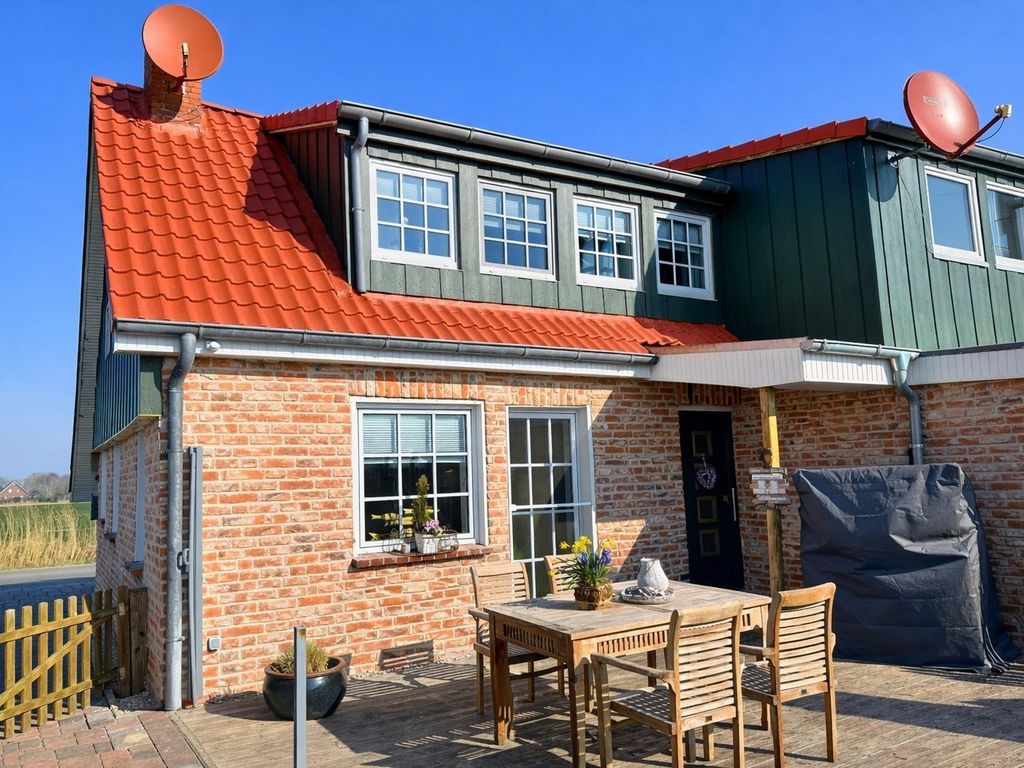 Huus an`t Diek, Maisonette Wohnung in Deichnähe, Nähe Norddeich