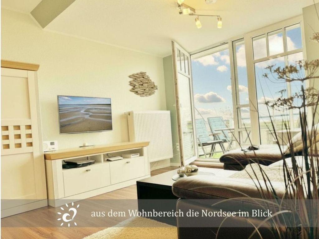 De Swolk Nordseeblick vom Balkon