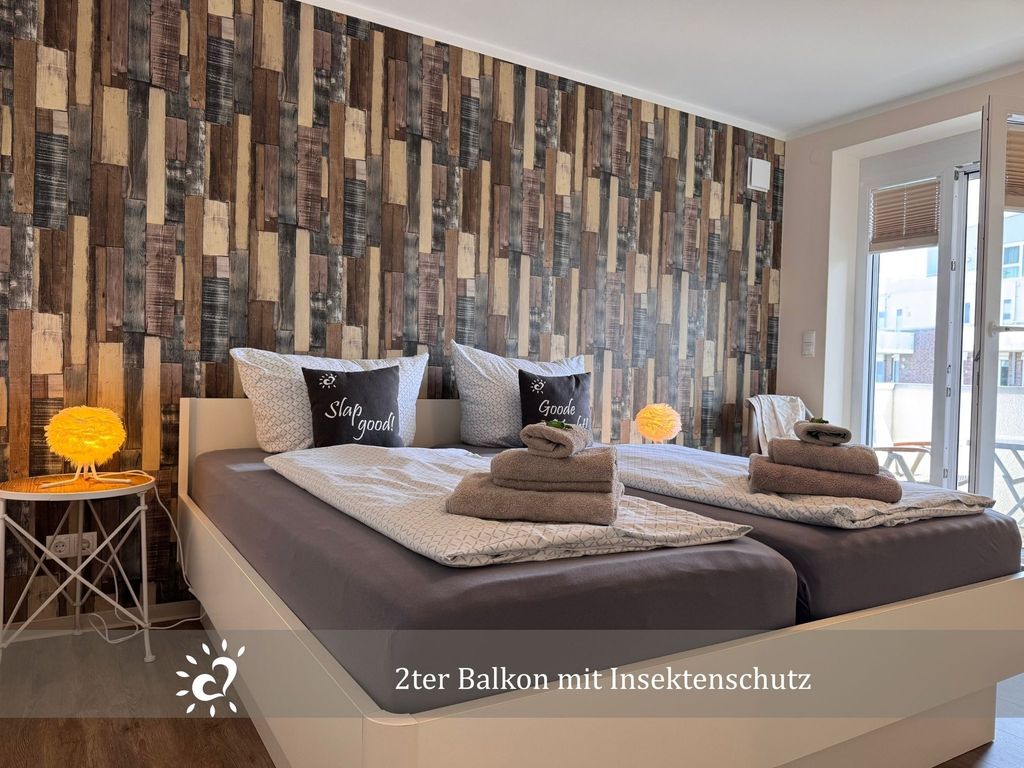 Ferienwohnung  Deichkind de BAAB Nordseeluft vom Balkon aus schnuppern