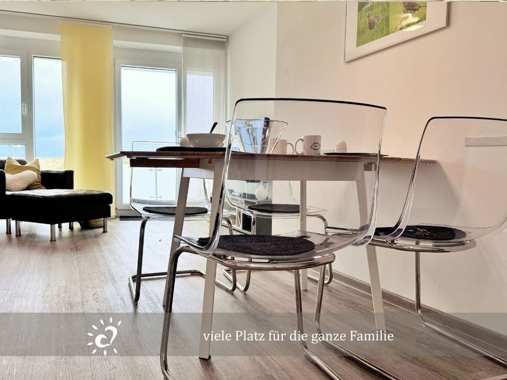 Ferienwohnung de Twargbutt Nordseeluft vom Balkon aus schnuppern