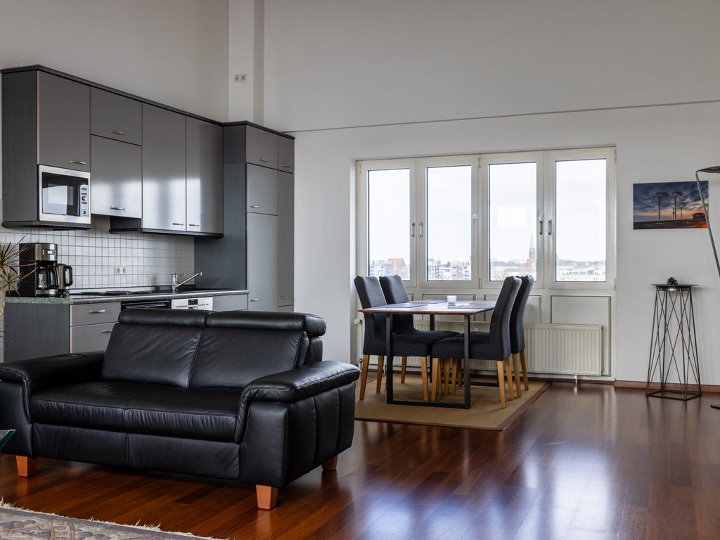 Exklusives Penthouse am Südstrand mit Dachterrasse & Meerblick | Wohnung 37