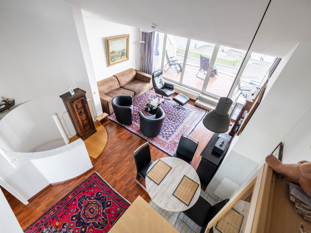 Exklusive Ferienwohnung am Südstrand mit Panoramabalkon & Meerblick | Wohnung 92