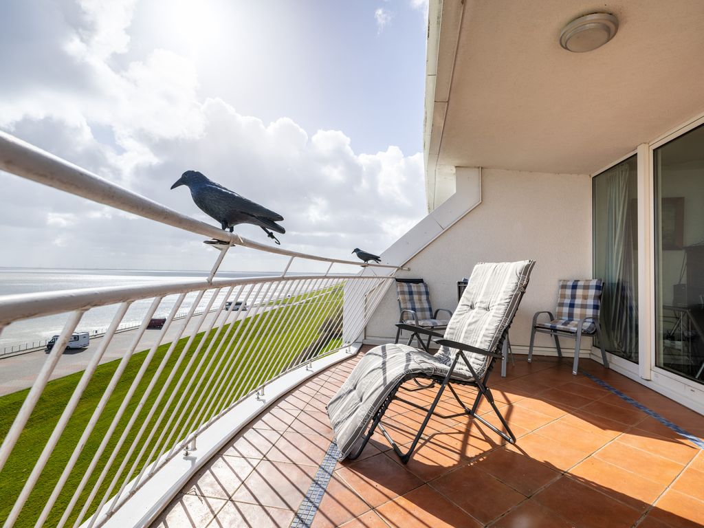 Exklusive Ferienwohnung am Südstrand mit Panoramabalkon & Meerblick | Wohnung 92