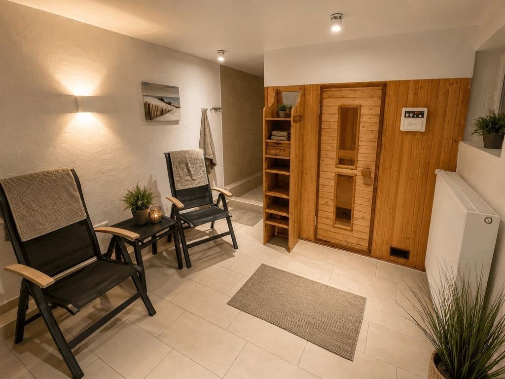 Risel-Ferienhaus im Huus Godewind mit Sauna und Kamin