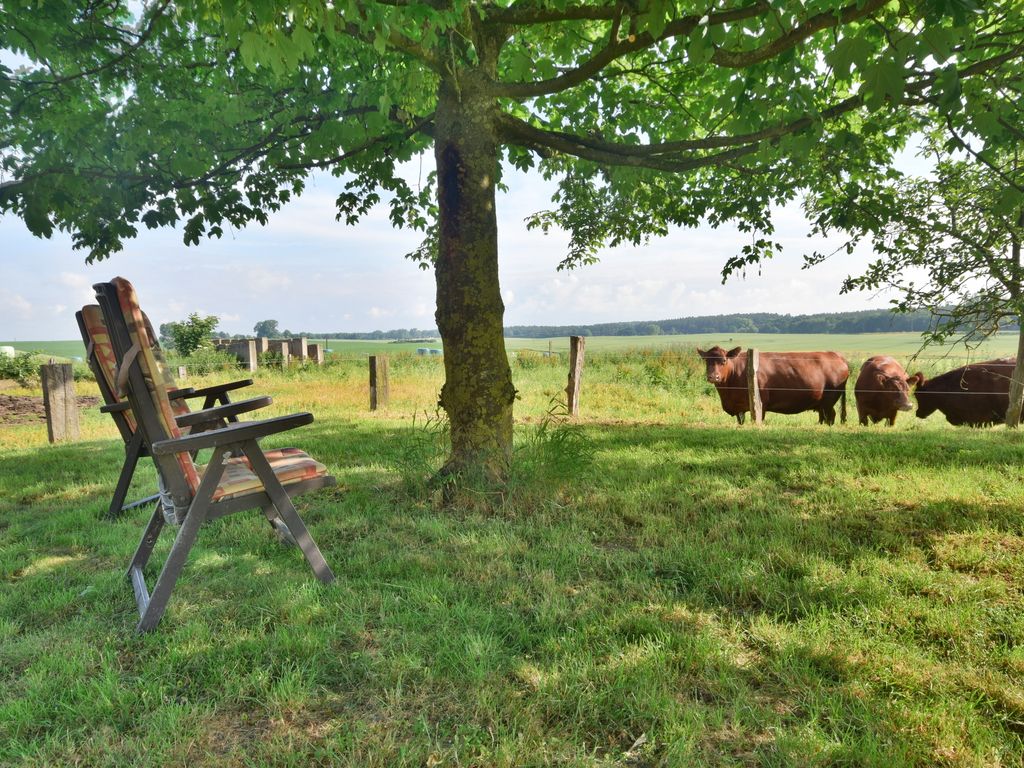 Ferienwohnung Feldblick auf dem Bauernhof am Schweriner See