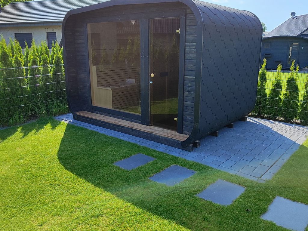 Ferienhaus Devilina mit Sauna und Kamin am Harkebrügger See