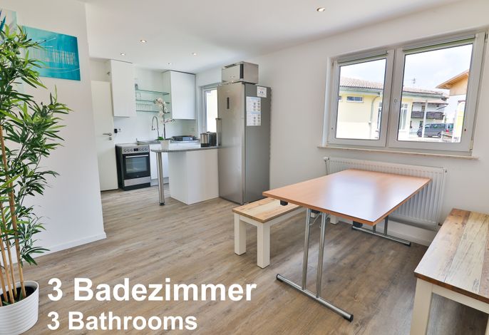 5 Zimmer für 16 Personen / Praktisches Gruppen-Domizil am See  / Neuschwanstein/München