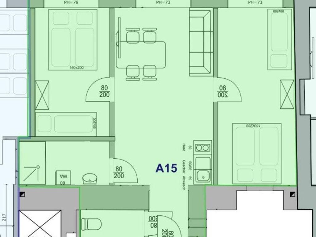 Innenstadt Apartm. A15 mit Klima (A15)