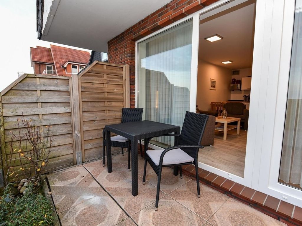 Ferienwohnung  NW 24  Terasse mit Meerblick