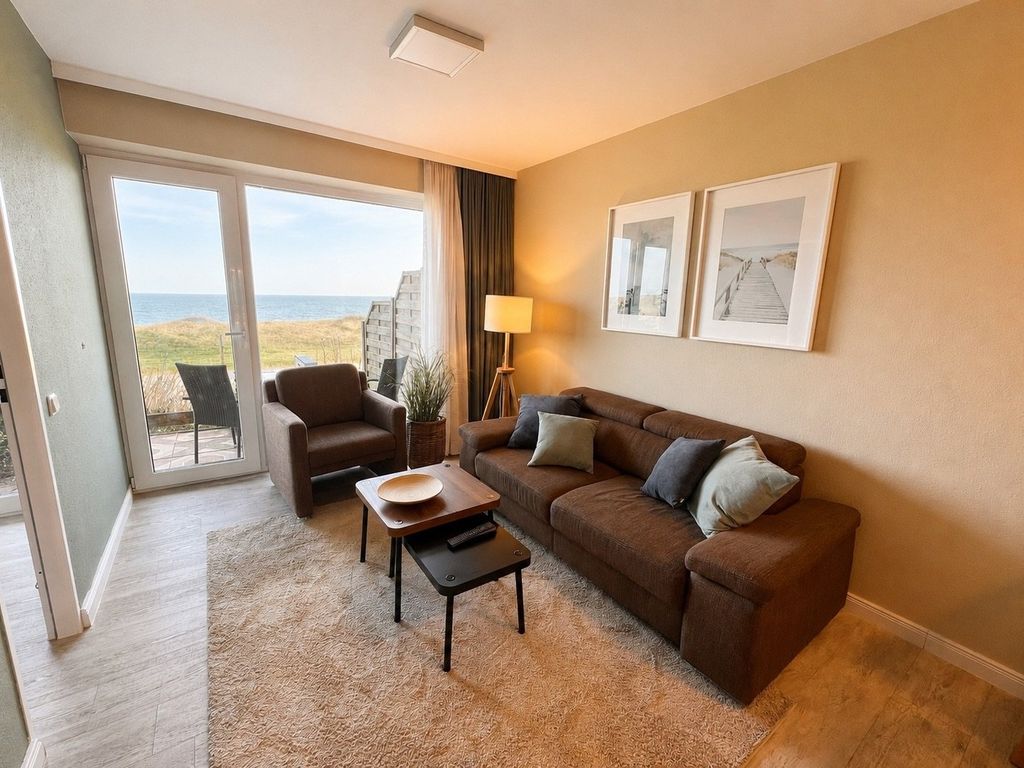 Ferienwohnung  NW 24  Terasse mit Meerblick