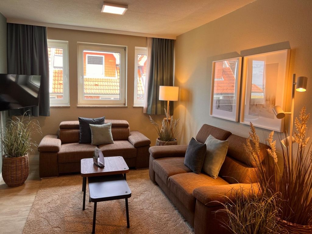 Charmante Ferienwohnung NW 32 in Cuxhaven-Duhnen  Urlaub an der Nordsee mit Meerblick