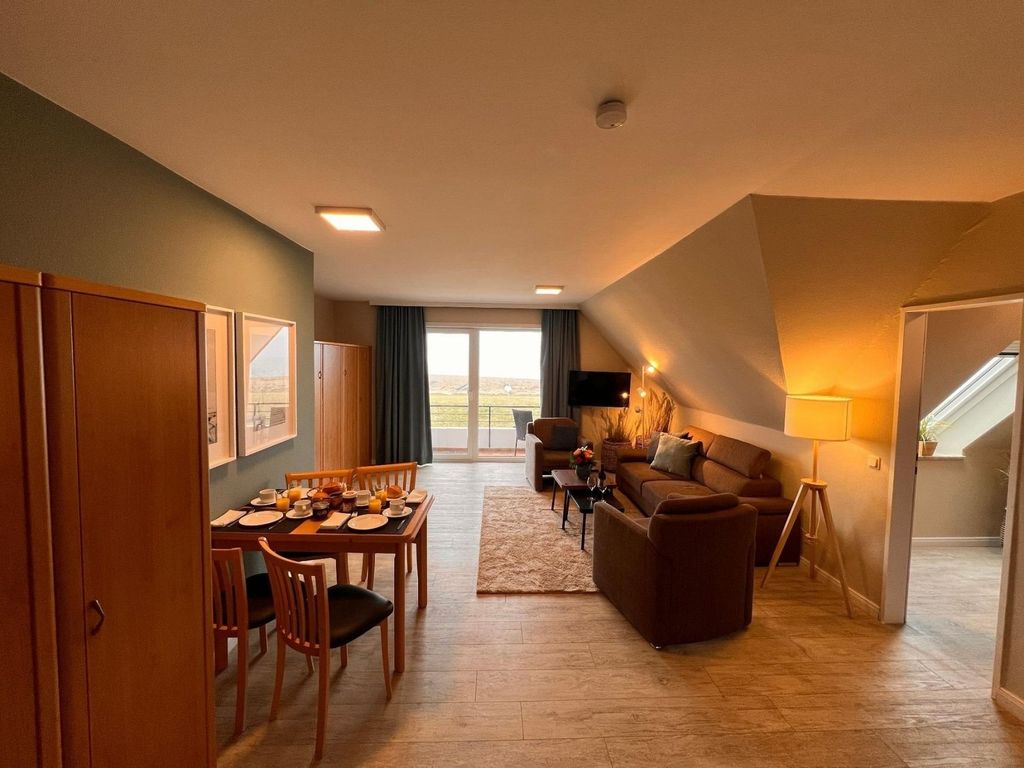 Ferienwohnung  NW 34 Balkon mit Meerblick