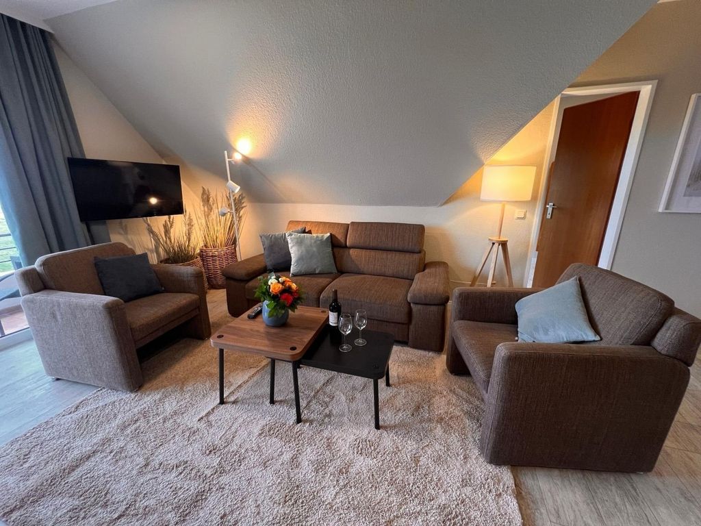 Ferienwohnung  NW 34 Balkon mit Meerblick