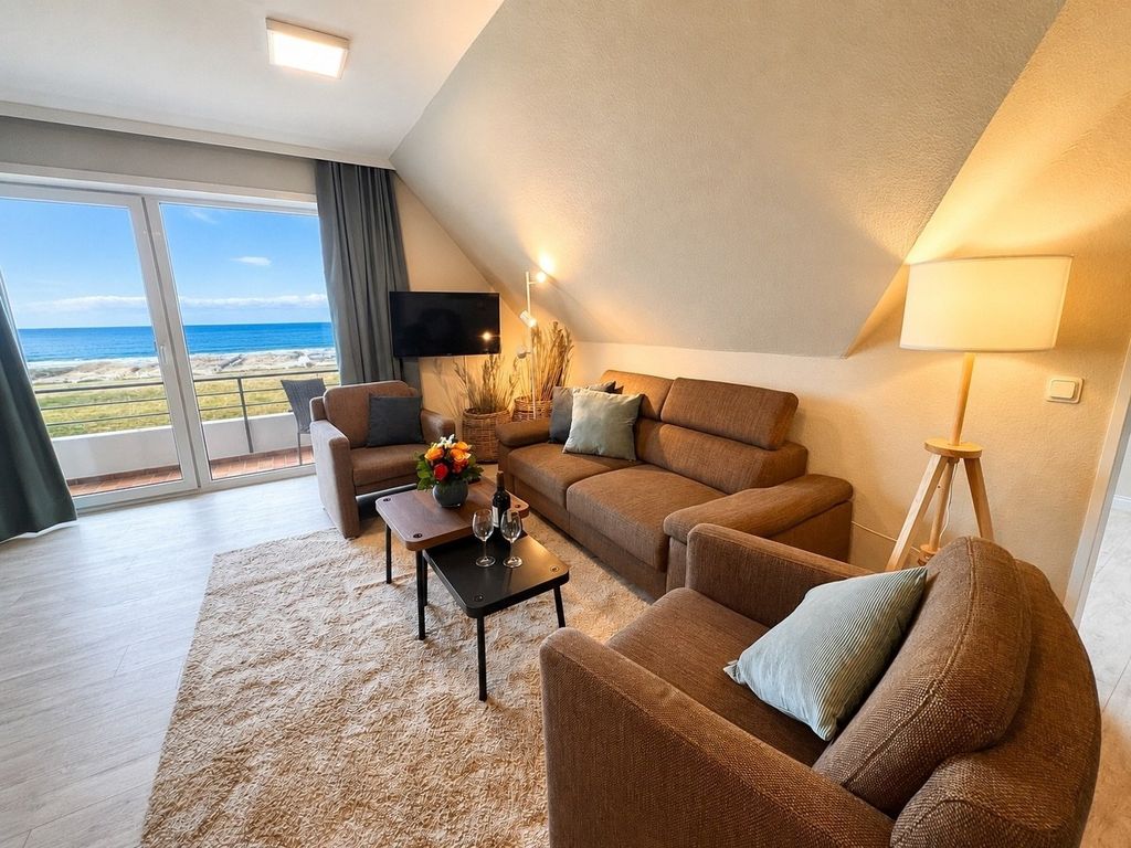 Ferienwohnung  NW 34 Balkon mit Meerblick
