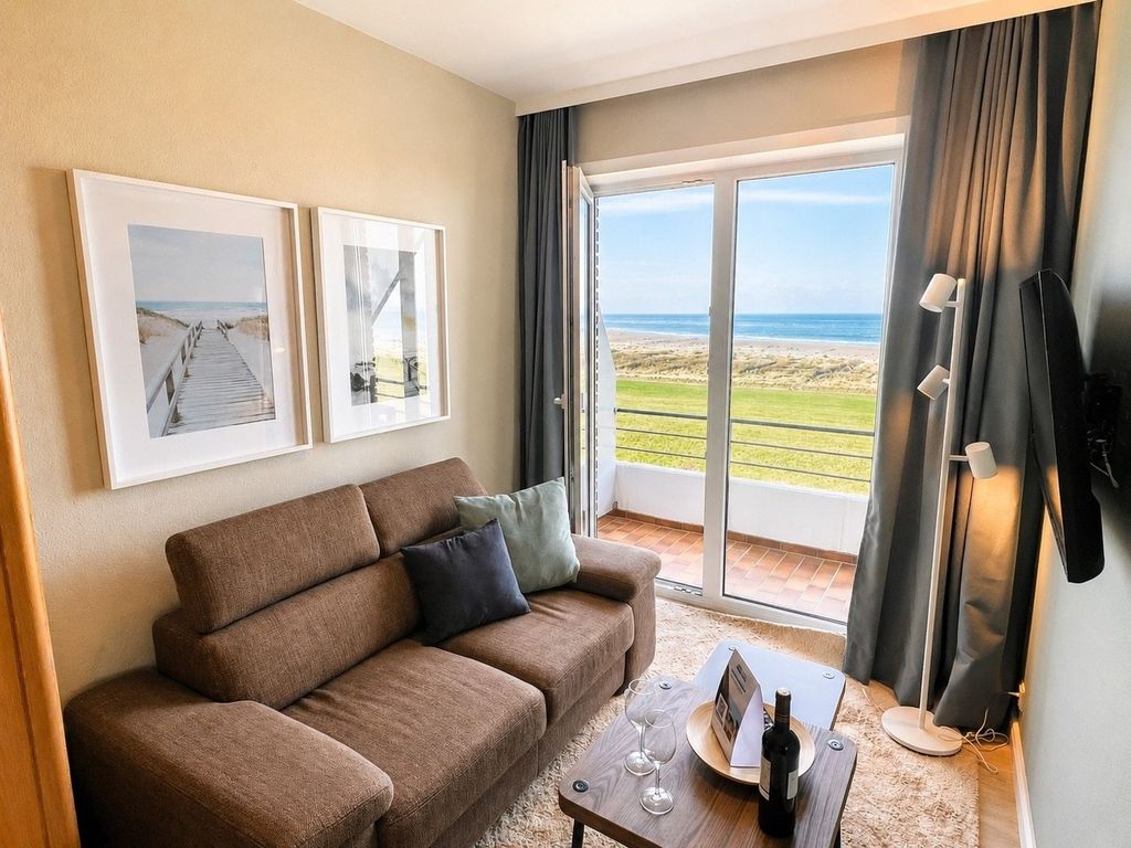 Ferienwohnung  NW 42 Balkon mit Meerblick