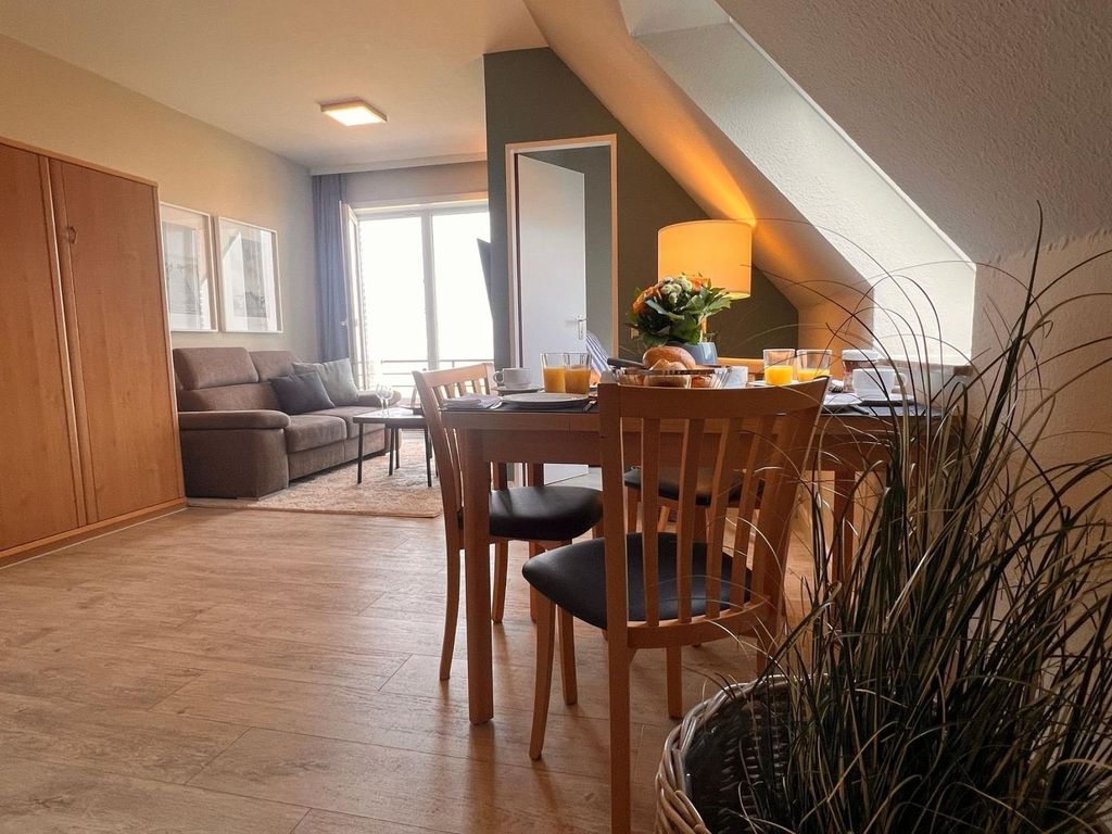 Ferienwohnung  NW 42 Balkon mit Meerblick