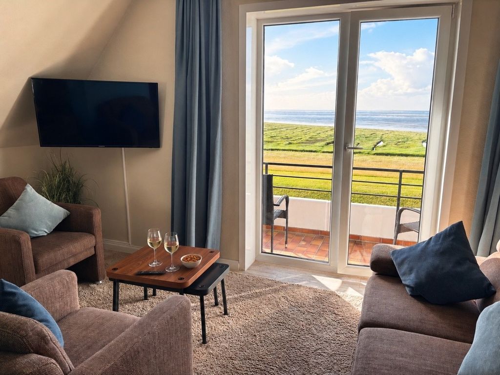 Ferienwohnung  NW 43 Balkon mit Meerblick