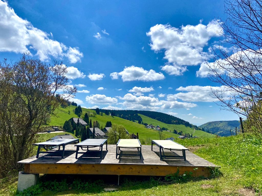 Berghof Almzeit - Fewo "Hüsli", Sauna, Todtnauberg, Feldberg