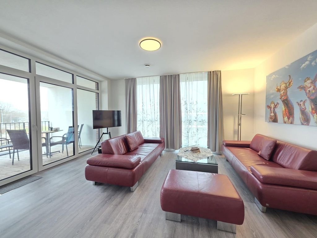 Ferienwohnung Norder Hafen mit herrlichem Blick auf das Wasser