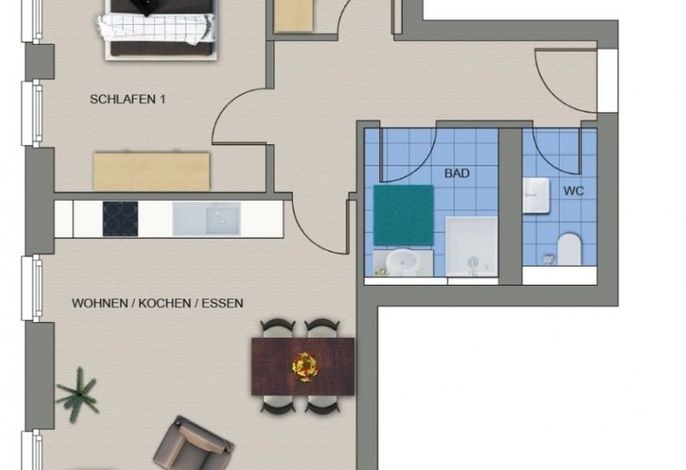 Haus EbenEzer FeWo 101 Immensee