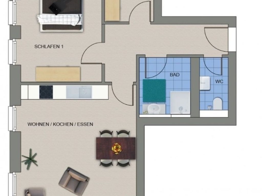 Haus EbenEzer FeWo 101 Immensee