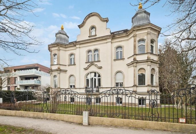 "Wiener Palais" am "Großer Garten", Appartement , Arbeitsplatz, Familienfreundlich, Smart-TV