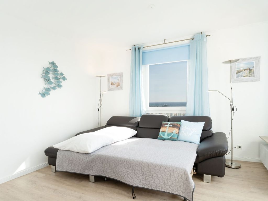 Tannenburg Grömitz: Wohnbereich einer Ferienwohnung