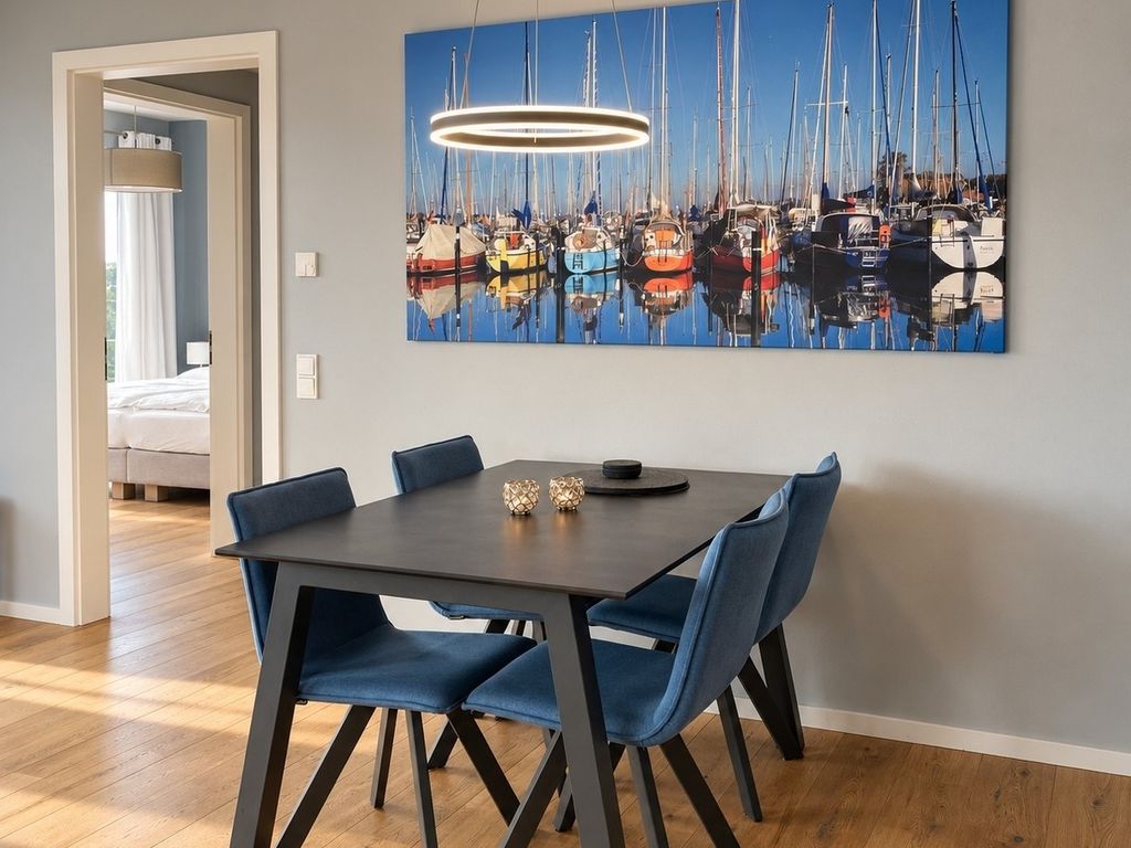 Ferienwohnung "Seglersteg, Bungalow 11" Hafenspitze