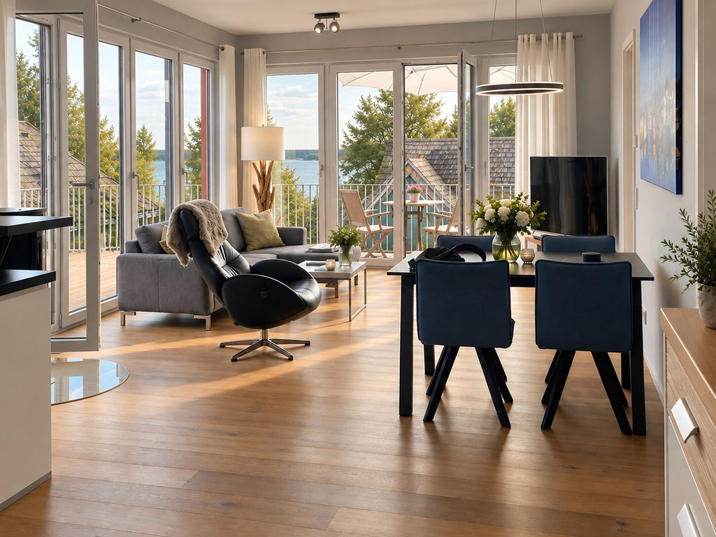 Ferienwohnung "Seglersteg, Bungalow 11" Hafenspitze