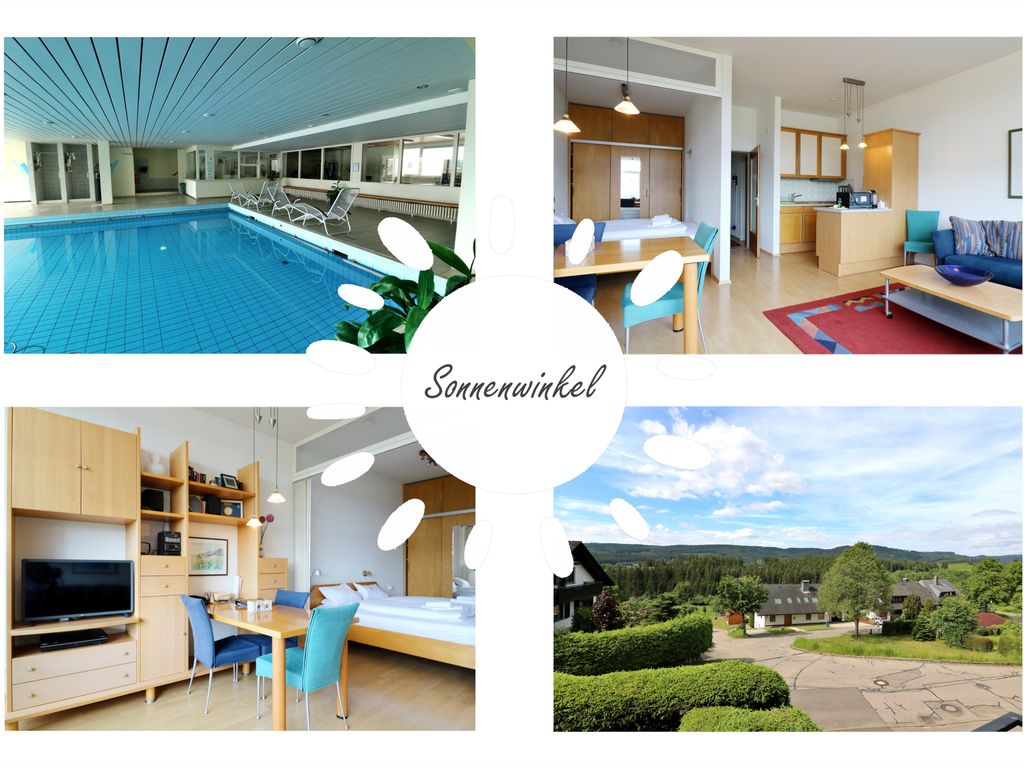 Fewo "Sonnenwinkel" C37  mit Südbalkon im Haus Feldbergblick, Lenzkirch, Innenpool, Sauna