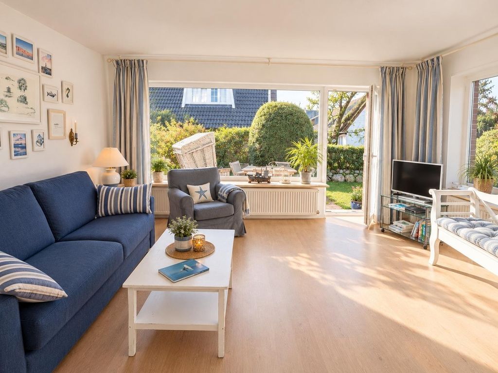 Haus Hanne Sylt ♥ Ferienwohnung mit Terrasse/Garten für 2 Personen