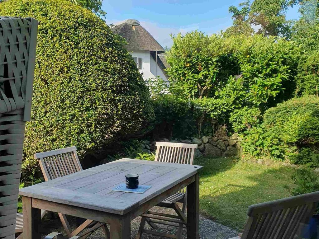 Haus Hanne Sylt ♥ Ferienwohnung mit Terrasse/Garten für 2 Personen