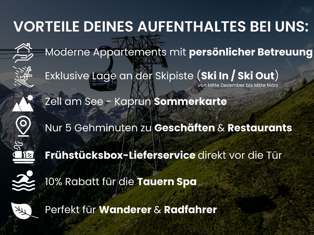 Appartement Bergfried - Studio, Ski IN Ski OUT inkl Sommerkarte