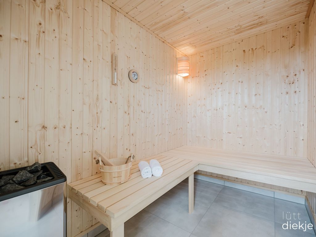 Lütt Diekje – Luxus mit Meerblick, Sauna & Kamin