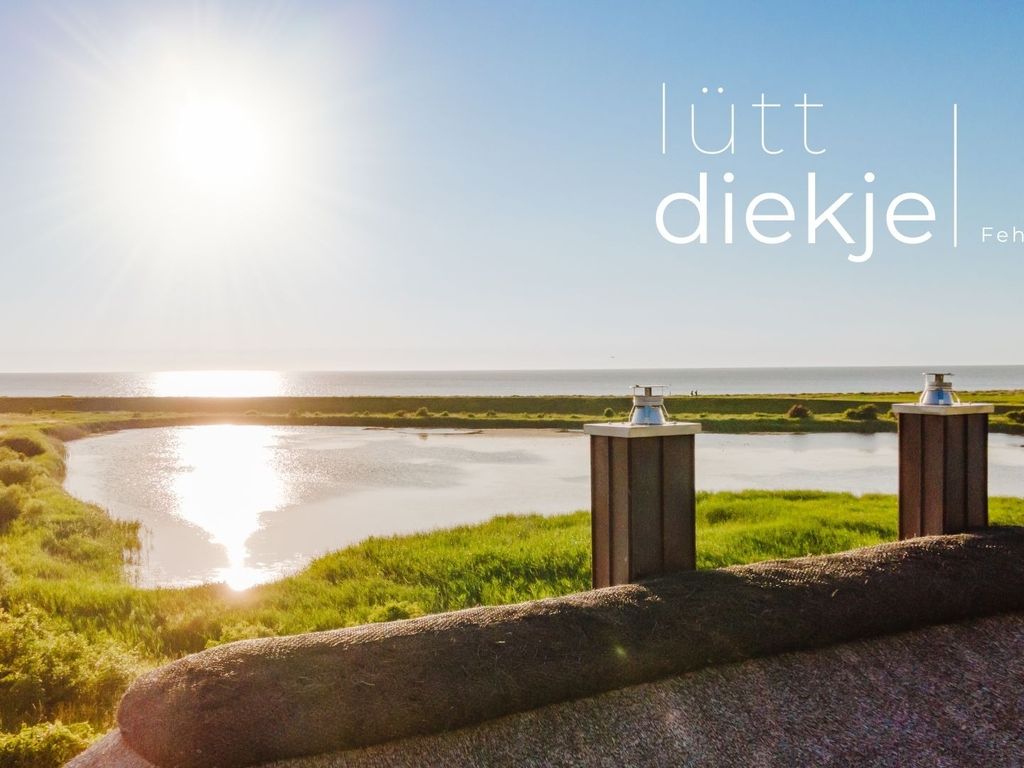 Lütt Diekje – Luxus mit Meerblick, Sauna & Kamin